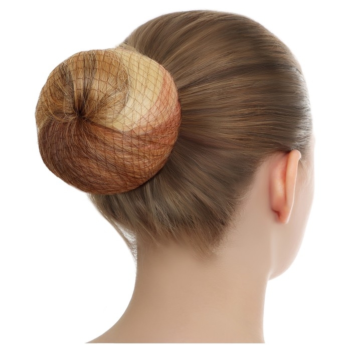 Сетка для волос Grace Dance, паутинка, 30 см, цвет коричневый Сетка для волос Grace Dance, паутинка, 30 см, цвет коричневый