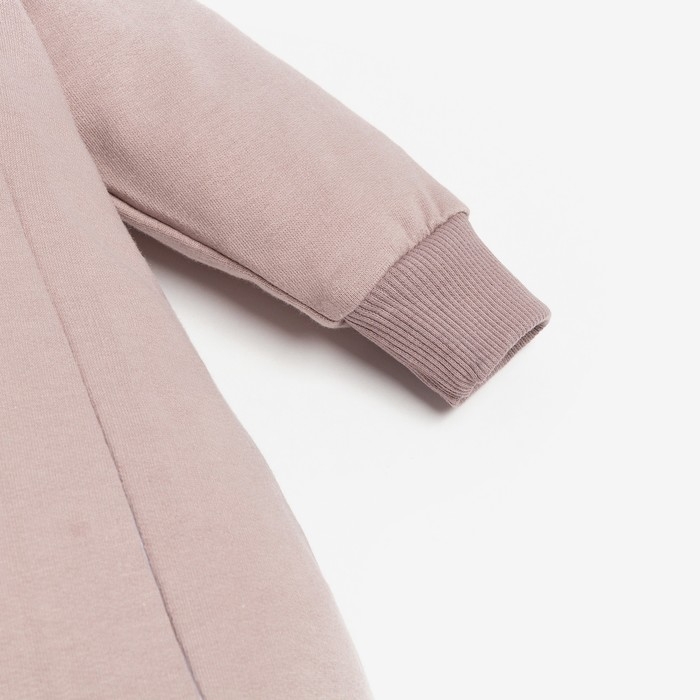 Комбинезон с капюшоном Крошка Я &laquo;Киса&raquo;, рост 74-80 см, цвет лиловый