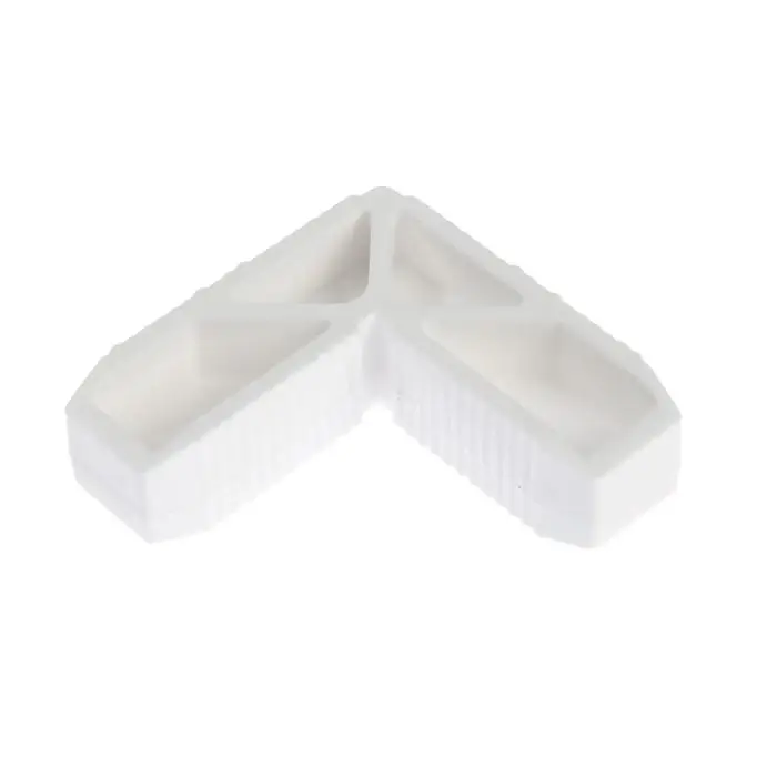 Уголок внешний ТУНДРА для рамы москитной сетки, 42&times;17 мм, белый