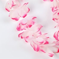 Гавайский набор зажим с цветком фуксия, венок