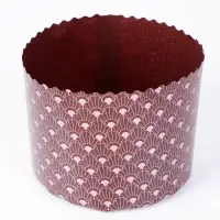 Форма для кулича бумажная Деко-про &laquo;Арт&raquo;, 13.4&times;10 см, коричневая