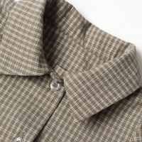 Платье Крошка Я "Клетка", рост 80-86, зеленый Платье Крошка Я "Клетка", рост 80-86, зеленый