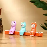 Сувенир "Котики на скамейке" дерево 18х4х7 см