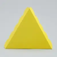 Коробка для печенья, кондитерская упаковка с пластиковой крышкой, &laquo;Жёлтая&raquo;, 18 х 3 см