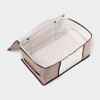 Кофр для хранения вещей Доляна &laquo;Браун&raquo;, 45&times;30&times;20 см, цвет коричневый