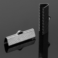 Зажим для ленты (набор 10 шт.) 22 мм СМ-343, цвет серый