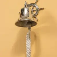 Рында со штурвалом, 13&times;18&times;14 см, алюминий