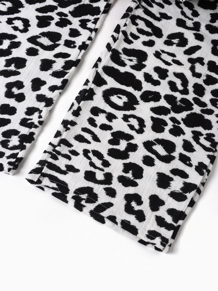 Комплект женский (рубашка, брюки) KAFTAN "Муслин: leopard" р. 52-54