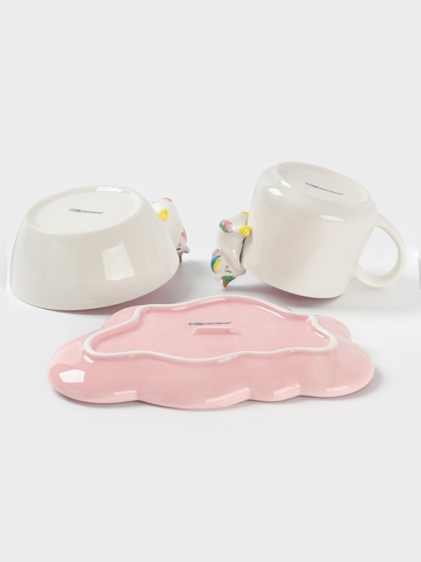 Набор детской посуды "Радужный единорог"