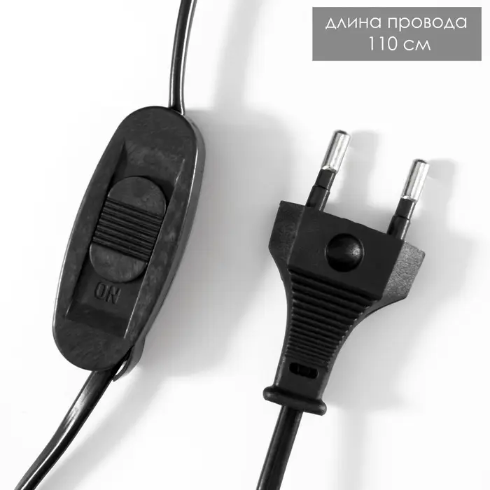 Плазменный шар "Космонавт" белый 14х10х19 см RISALUX