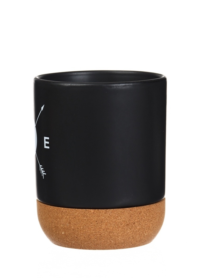 Кружка керамическая с пробковым дном Дорого внимание &laquo;Стороны света&raquo;, 400 мл