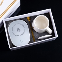 Подставка с подогревом LSK-1501, кружка, от USB, 16 Вт, белая