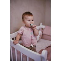 Соска - пустышка силиконовая классическая, от 3 мес., с колпачком, цвет МИКС