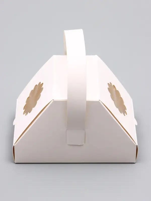 Коробка под рулет с ручкой, 17&times;11&times;11 см Кондитерская упаковка