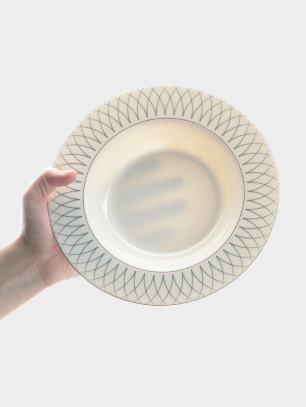 Тарелка глубокая WY Royal bird, d=21.5 см, фарфор