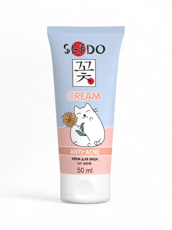 Крем для лица Sendo от акне, 50 мл
