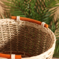 Корзина плетеная 24x24x26 см, ротанг