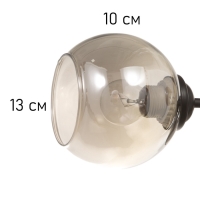 Люстра  "Истра" 4х40Вт Е27 черный