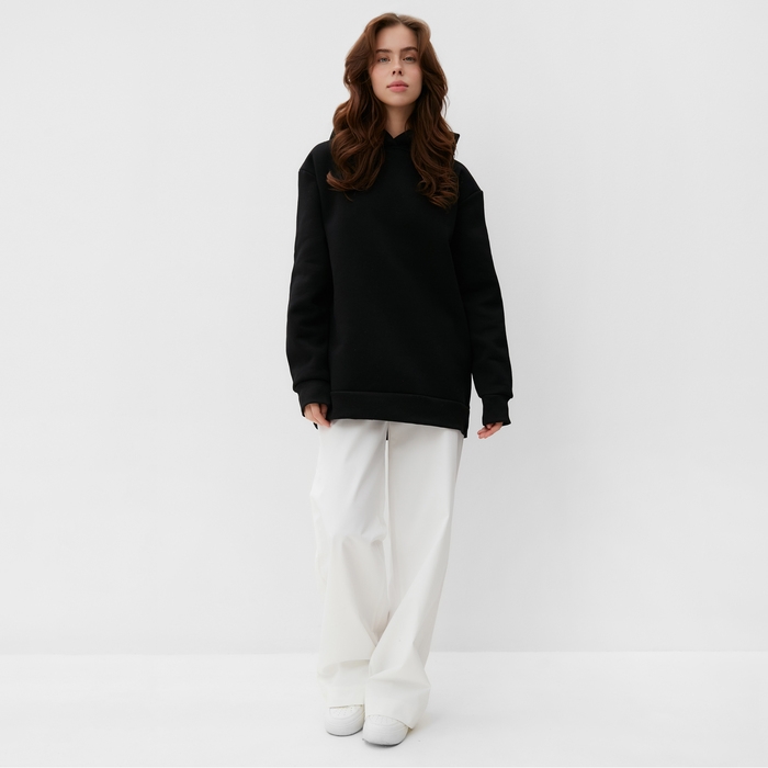 Худи женское MINAKU: Casual Collection цвет черный, р-р 42-44 Худи женское MINAKU: Casual Collection цвет черный, р-р 42-44