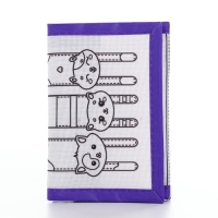 Кошелек на липучке под раскраску "Милые котята" Кошелек на липучке под раскраску "Милые котята"