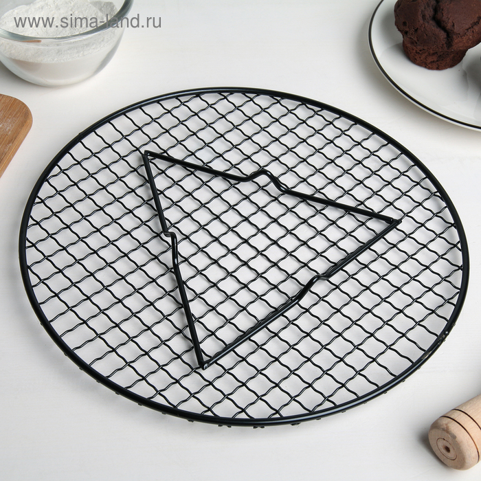 Решётка для глазирования и остывания кондитерских изделий &laquo;Круг&raquo;, 29&times;2,1 см
