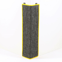 Когтеточка  угловая большая, с пропиткой, 67 х 14 см, микс цветов