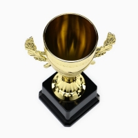 Кубок 188 С, наградная фигура, золото, подставка пластик, 23,5 х 13 х 8 см