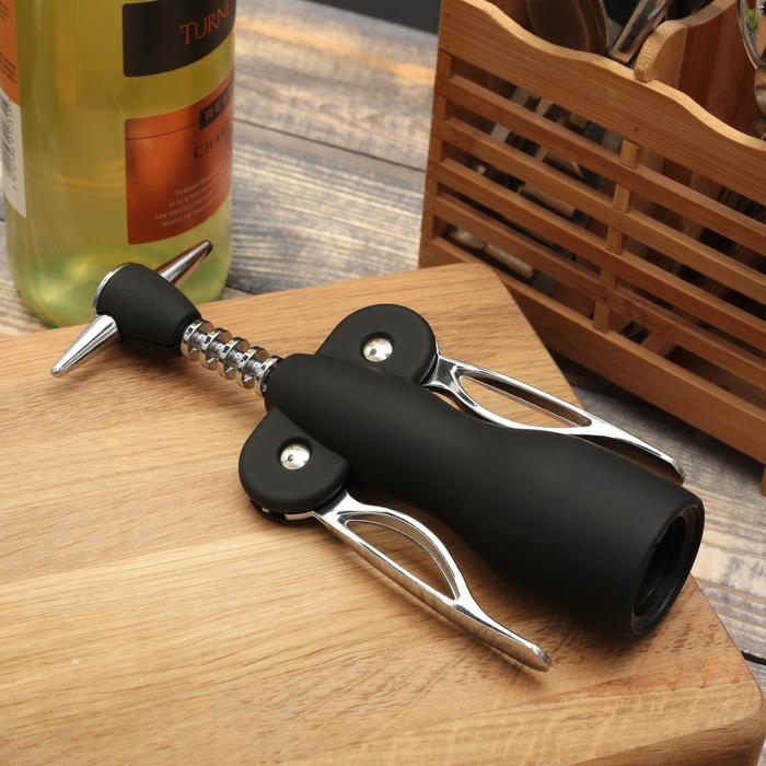 Штопор Доляна &laquo;Яркий&raquo;, 19 см, цвет МИКС