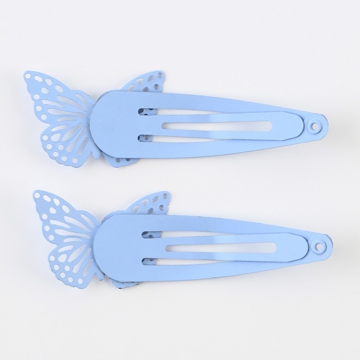 Заколки для волос с бабочками &laquo;Самой прекрасной&raquo;, 2 шт.