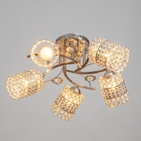 Люстра "Берти" 5х40Вт Е27 Хром МОДЕЛЬ: 2612376 Люстра "Берти" 5х40Вт Е27 Хром МОДЕЛЬ: 2612376