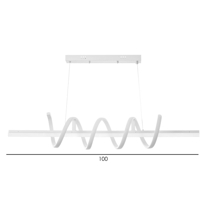 Светильник "Вихрь" LED 38Вт 6000К белый 100х18-110 см