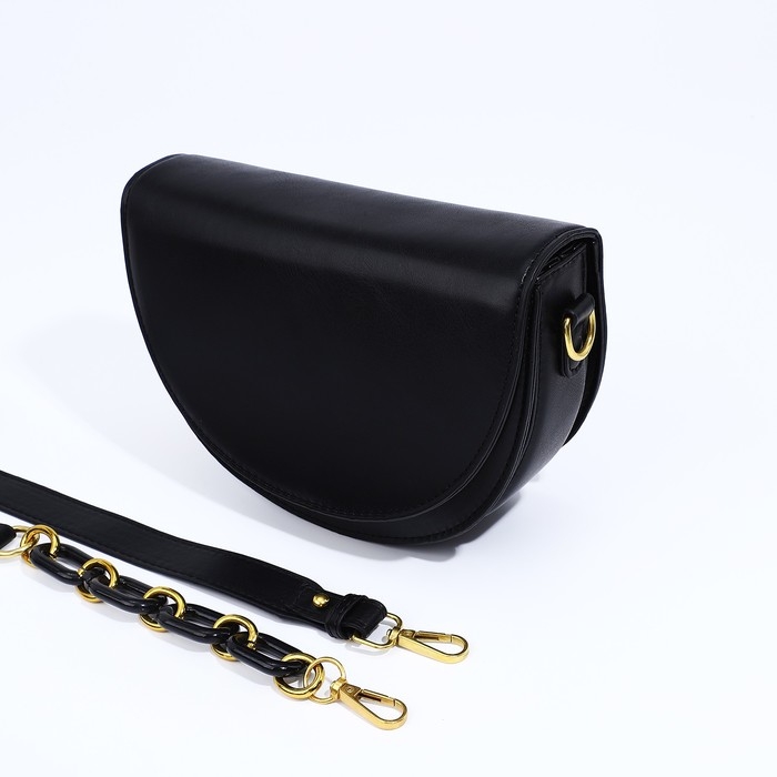 Сумка-мессенджер на молнии, цвет чёрный Сумка-мессенджер на молнии, цвет чёрный