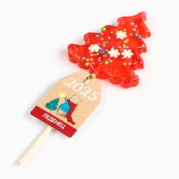 Новый год! Леденец на палочке, с посыпкой &laquo;Мишка&raquo;, 25 г