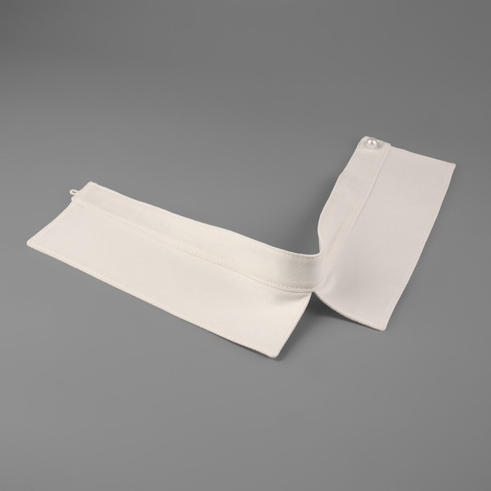 Воротник съёмный, 43 &times; 5 см, цвет айвори