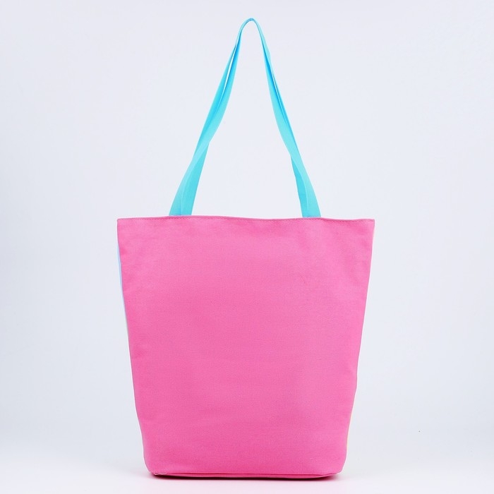 Сумка женская пляжная Сумка женская пляжная "Hello summer", 39х32 см, розовая