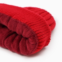 Шапка детская, цвет красный, размер 52-54