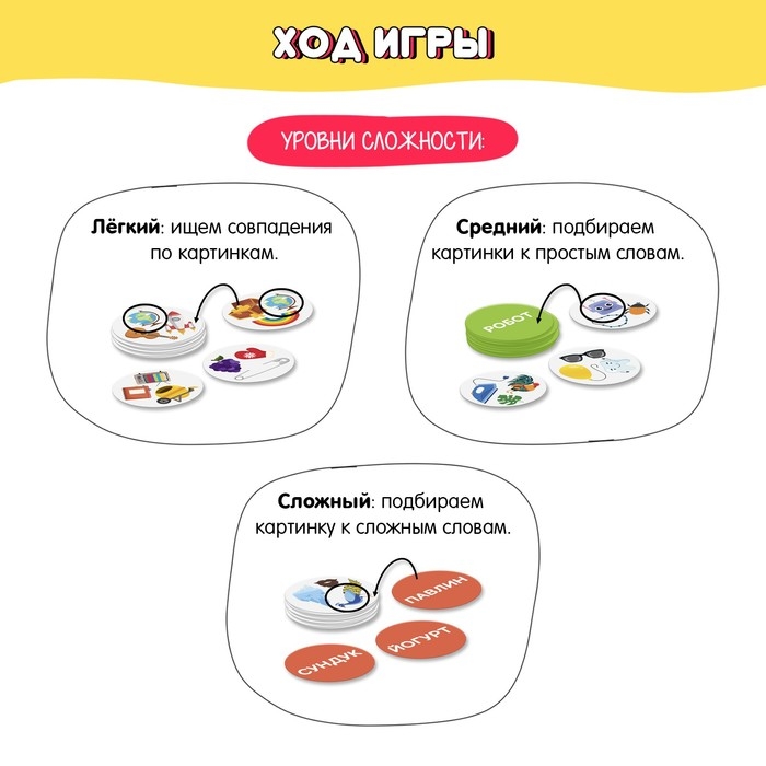 Настольная игра «Читалка-прилипалка», 2-5 игроков, 4+ Настольная игра «Читалка-прилипалка», 2-5 игроков, 4+