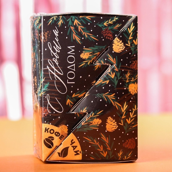 Подарочный набор &laquo;С Новым годом&raquo;: чай, кофе