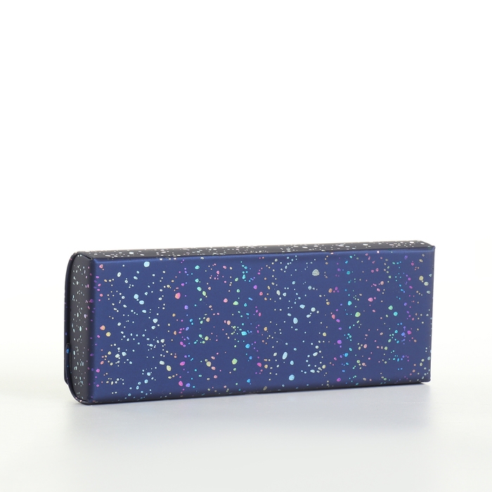 Футляр для очков на хлопушке, длина 15,5 см, цвет фиолетовый