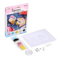 Вышивка бисером. Брошь «Единорог и мороженое», набор для творчестваа Вышивка бисером. Брошь «Единорог и мороженое», набор для творчестваа