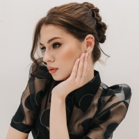 Серьги «Каффы» набор 3 шт., классика, цвет золото Серьги «Каффы» набор 3 шт., классика, цвет золото