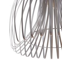 Светильник потолочный "Лиф" серебро 1х40Вт, Е27, 52х52х61 см Светильник потолочный "Лиф" серебро 1х40Вт, Е27, 52х52х61 см