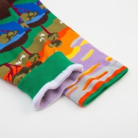 Носки MINAKU &laquo;Лес&raquo;, размер 36-41 (23-27 см)