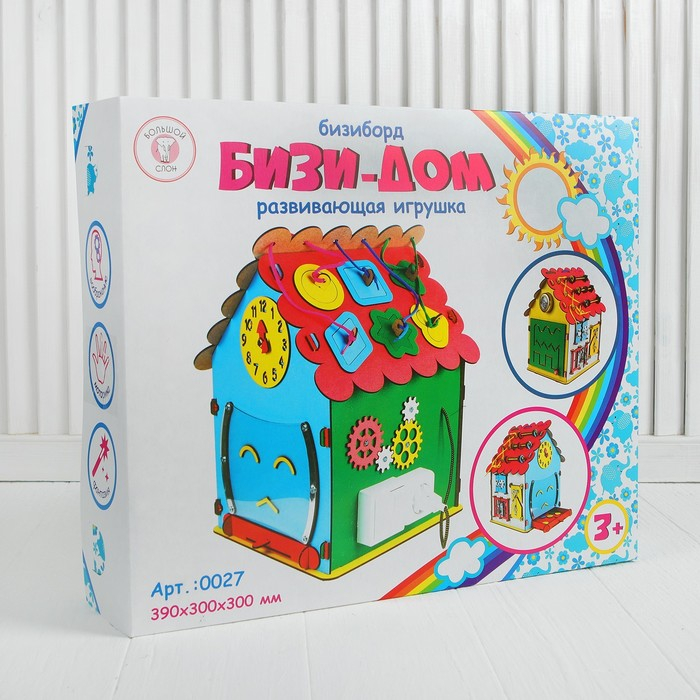 Развивающая доска Бизиборд &laquo;Бизи-Дом&raquo;