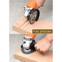 Диск пильный цепной для УШМ ТУНДРА, 115 х 22 мм