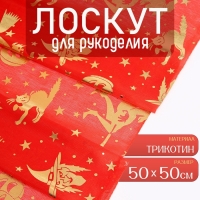 Отрез для рукоделия, трикотин, 50 &times; 50 см
