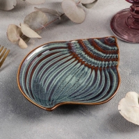 Блюдо керамическое сервировочное &laquo;Ракушка&raquo;, 18,5&times;14 см