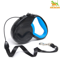 Рулетка "Пижон" классическая, с прорезиненной ручкой, 8 м, до 50 кг, трос, черная Рулетка "Пижон" классическая, с прорезиненной ручкой, 8 м, до 50 кг, трос, черная