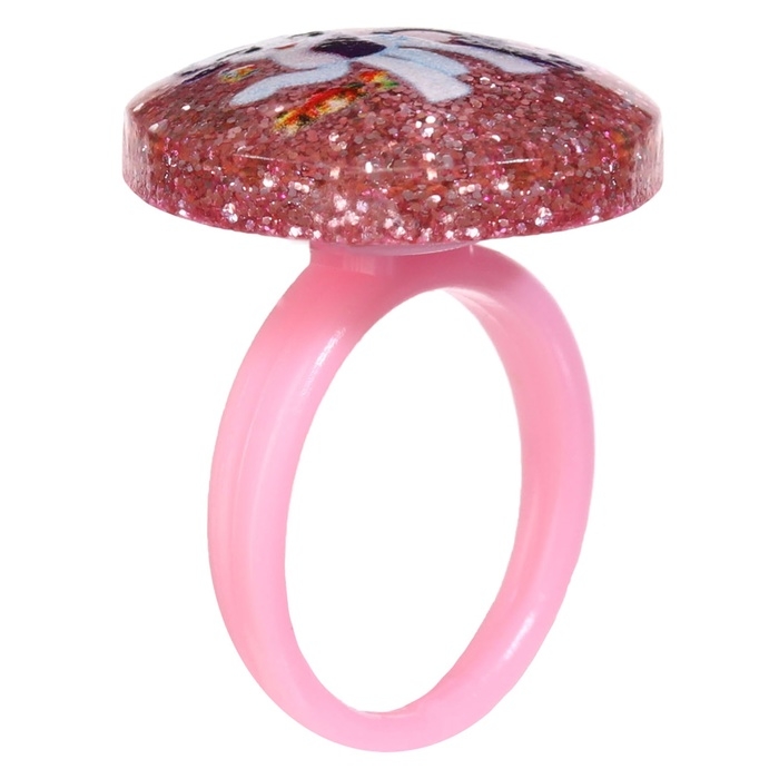 Набор колец на голографической подложке "Пони" 5 шт, My Little Pony   МИКС