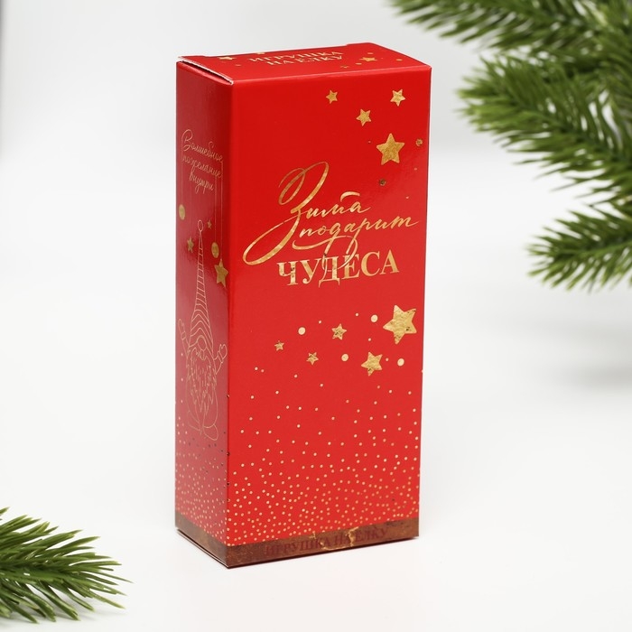 Ёлочная игрушка новогодняя новогодняя &laquo;Новый год: Снежных радостей&raquo;, 14 см х 7 см х 3 см